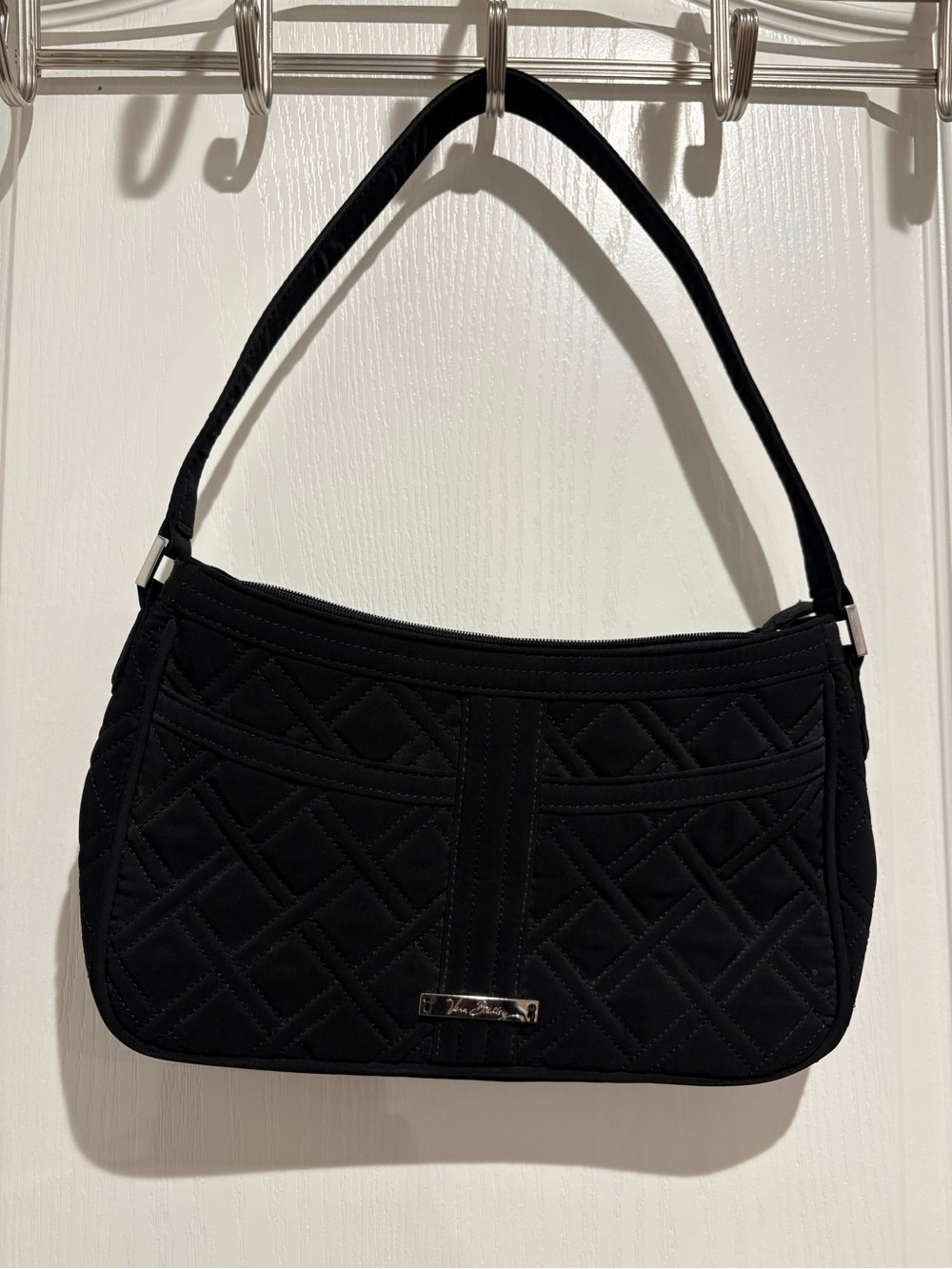 Vera Bradley Black Quilted Shoulder Bag